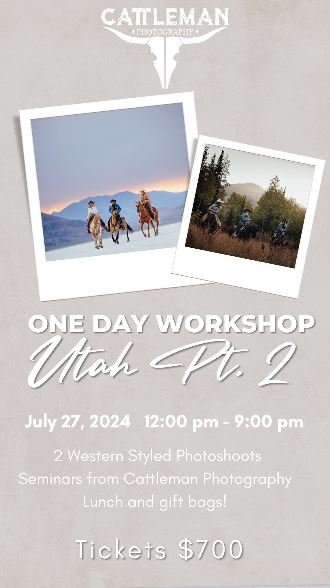 One Day Utah Pt. 2 Workshop 2024 Ticket