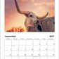 2027 Cattle Calendar